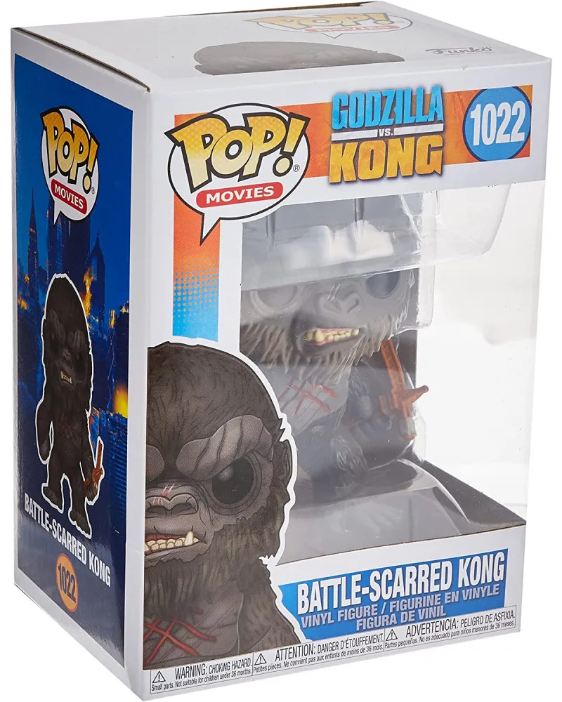 Bobble Figure Godzilla Vs Kong POP! - Battle Worn Kong 