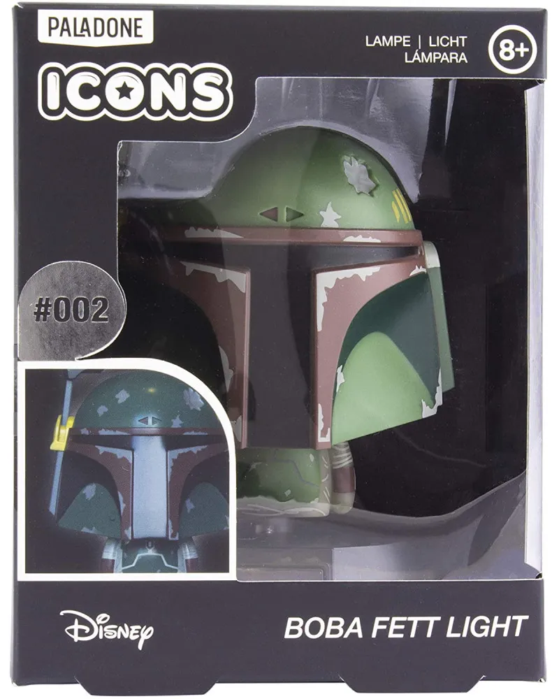 Lampa Paladone Star Wars - Boba Fett Icon Light 