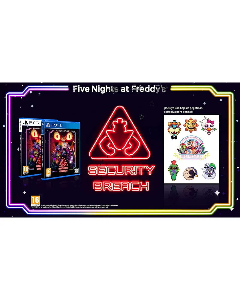 PS4 Five Nights at Freddy's - Security Breach 