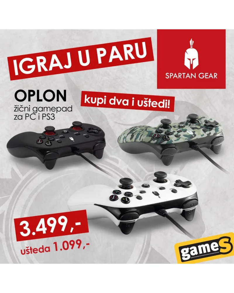 Gamepad Spartan Gear Oplon 2 za 3.499 