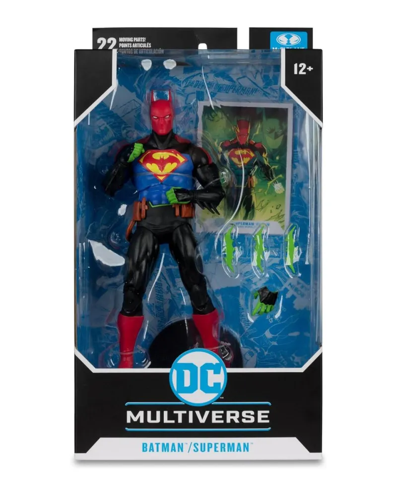 Action Figure DC Multiverse - The Batman Wave 2 - Batman/Superman Fusion 