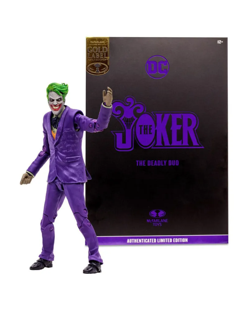 Action Figure DC Multiverse - The Deadly Duo - The Joker - Gold Label 