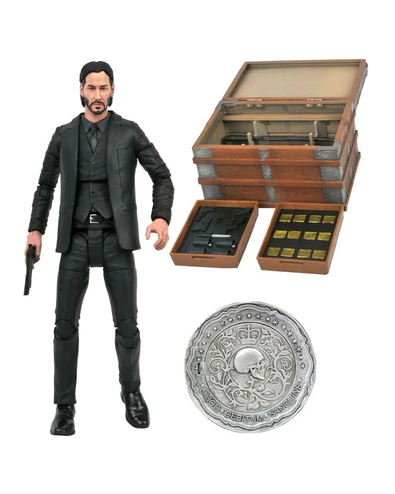 Action Figure John Wick - Deluxe Figure with Accessories 