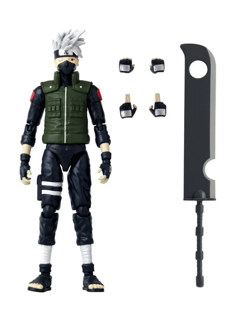 Action Figure Naruto Shippuden - Anime Heroes - Kakashi Hatake Fourth Great Ninja War 