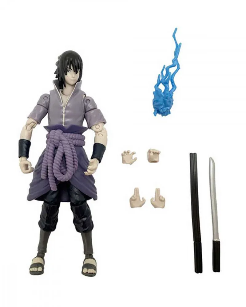 Action Figure Naruto Shippuden - Anime Heroes - Uchiha Sasuke 