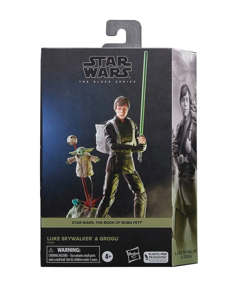 Action Figure Star Wars The Book of Boba Fett - The Black Series - Luke Skywalker & Grogu 
