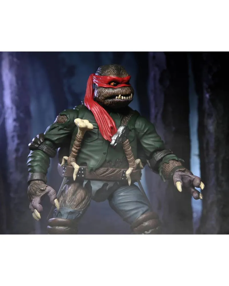Action Figure Universal Monsters x Teenage Mutant Ninja Turtles - Raphael as The Wolfman 