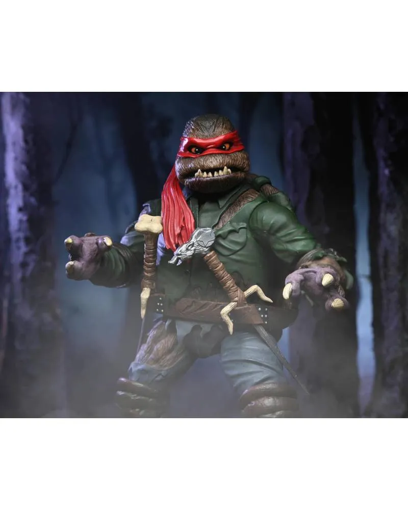 Action Figure Universal Monsters x Teenage Mutant Ninja Turtles - Raphael as The Wolfman 