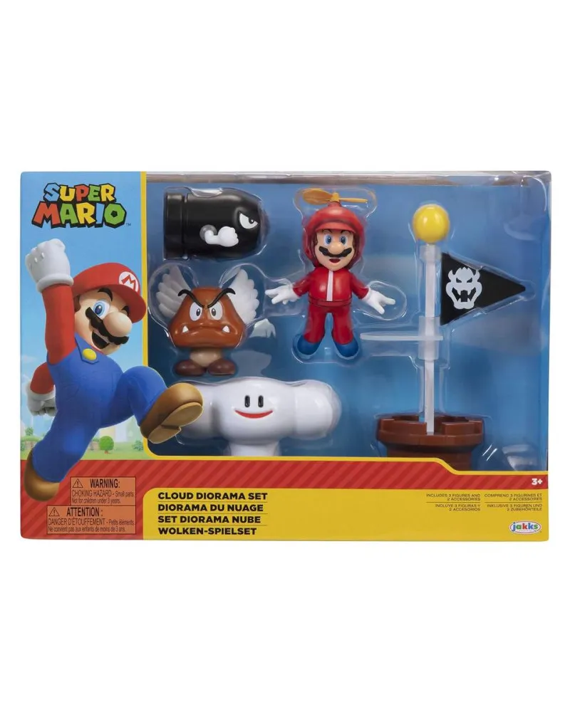 Action Figure World of Nintendo - Super Mario - Diorama Set Cloud 