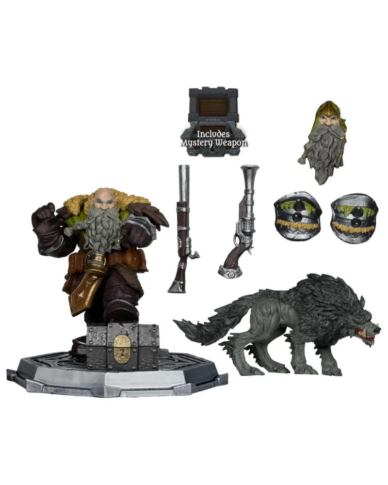 Action Figure World of Warcraft - Dwarf Hunter Beast Master Marksman 