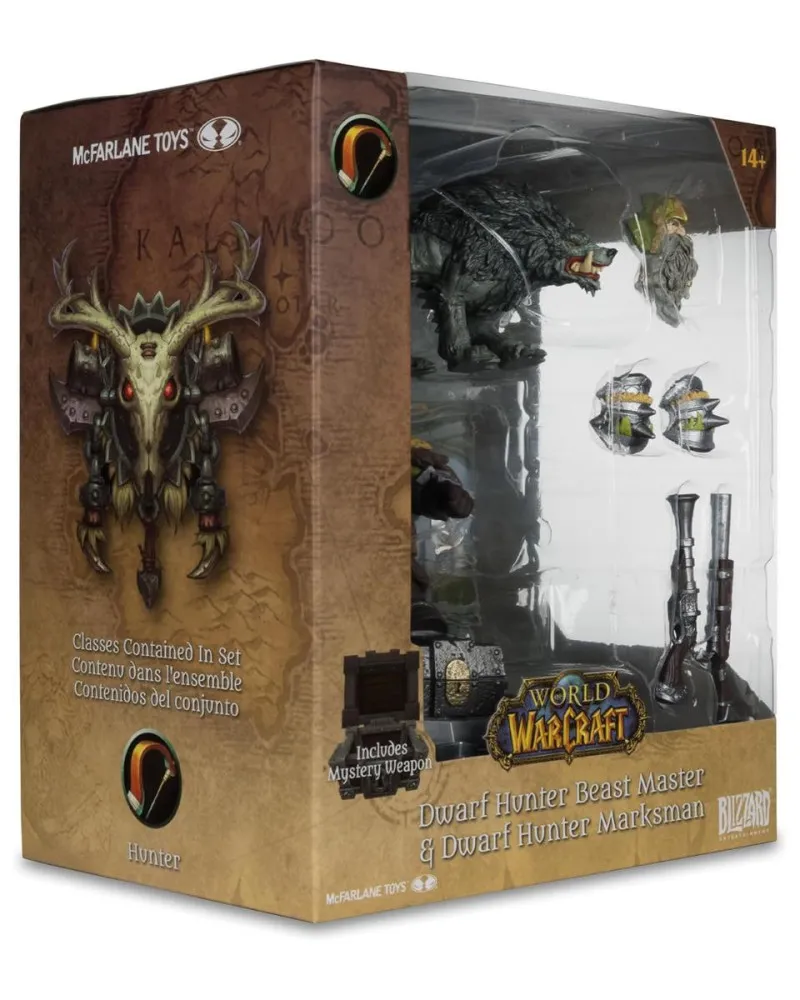 Action Figure World of Warcraft - Dwarf Hunter Beast Master Marksman 