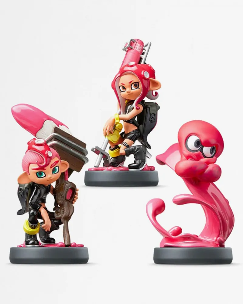 Amiibo Splatoon 3 - 3 in 1 - Octoline Boy / Octopus / Girl 