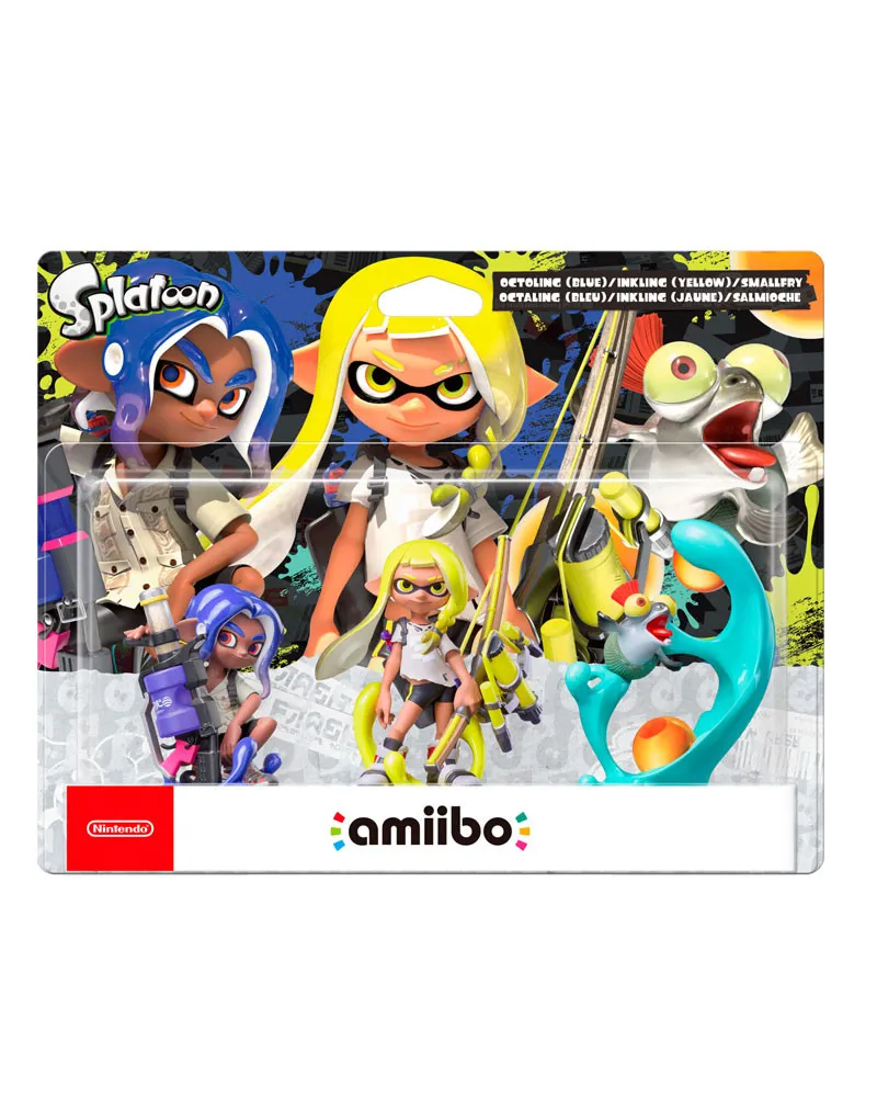 Amiibo Splatoon 3 - 3 in 1 - Octoline Inkline Smallfry 