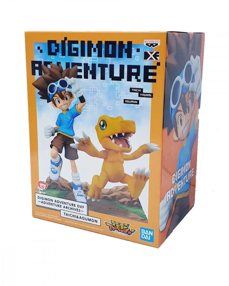 Statue Digimon Adventure - DXF Adventure Archives - Taichi & Agumon 