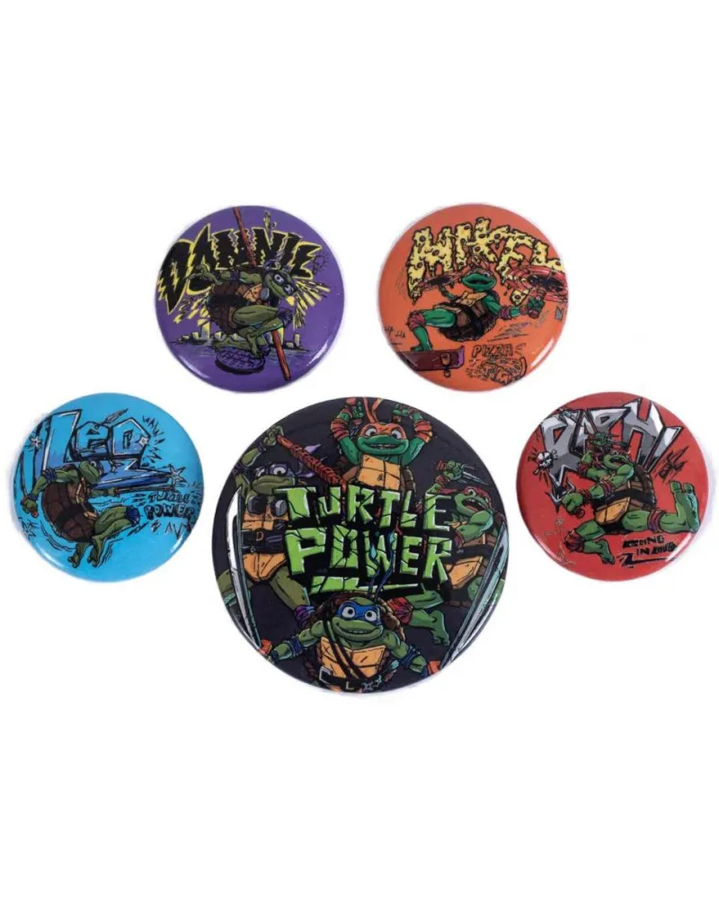 Bedževi Teenage Mutant Ninja Turtles - Mutant Mayhem - Badge Pack 