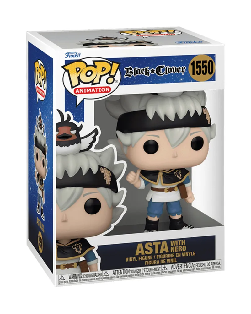 Bobble Figure Anime - Black Clover POP! - Asta with Nero 