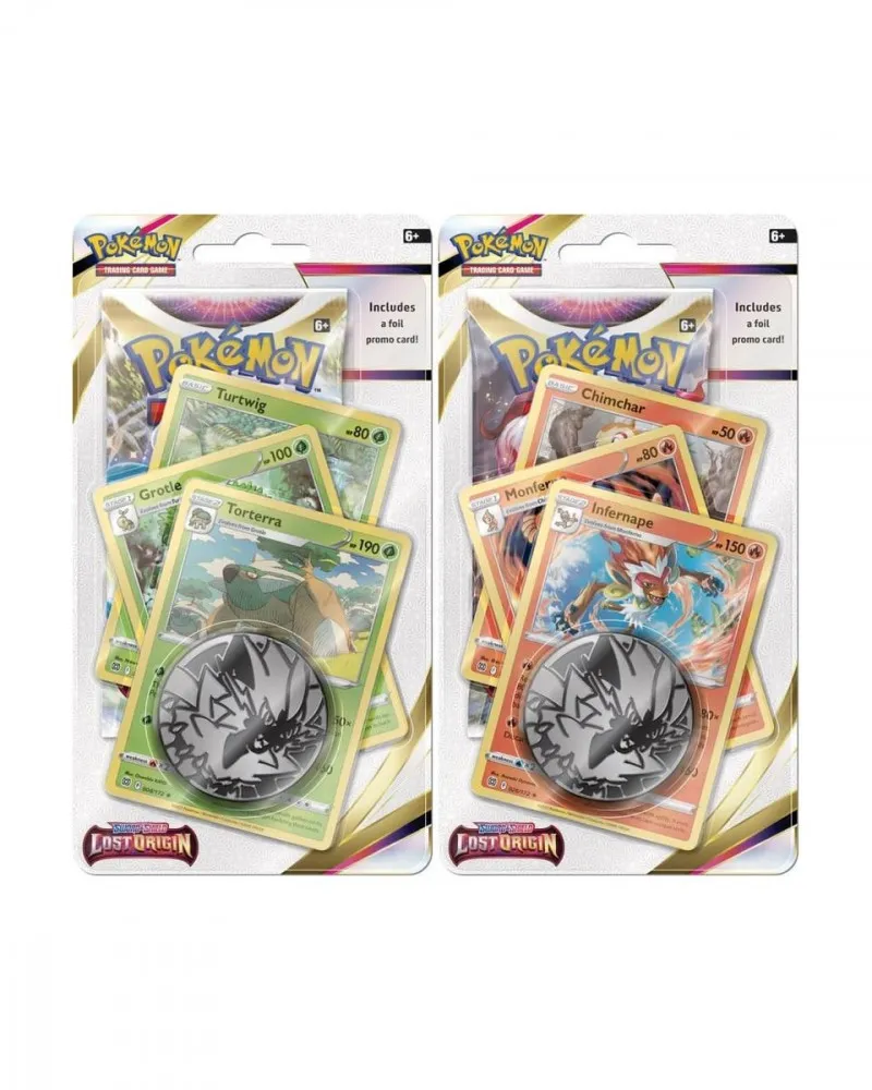 Board Game - Pokemon Sword & Shield - Lost Origin Premium Checklane Blister Display 