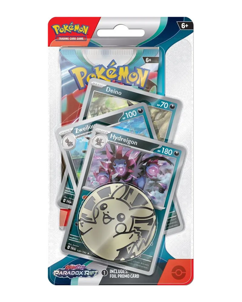 Board Game - Pokemon - TCG Scarlet & Violet - Paradox Rift - Premium Checklane Blister 