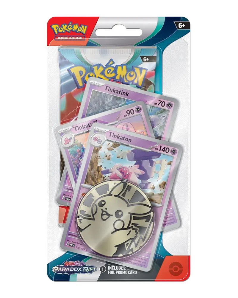 Društvena igra - Pokemon - TCG Scarlet & Violet - Paradox Rift - Premium Checklane Blister 
