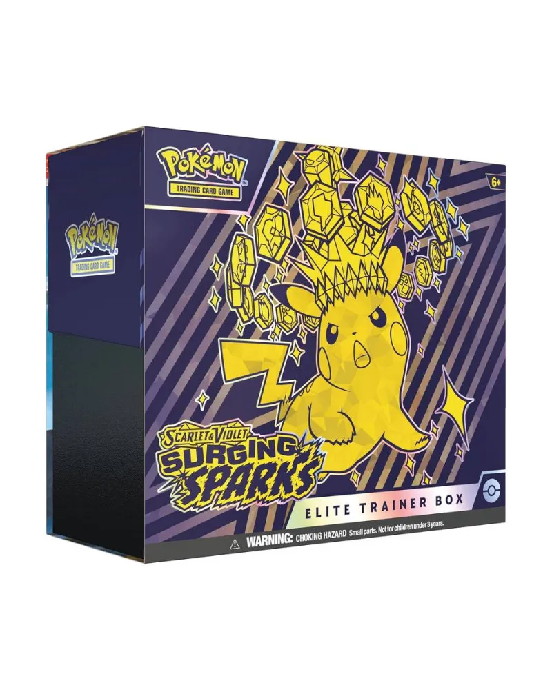 Društvena igra - Pokemon - TCG Scarlet & Violet - Surging Sparks - Elite Trainer Box 