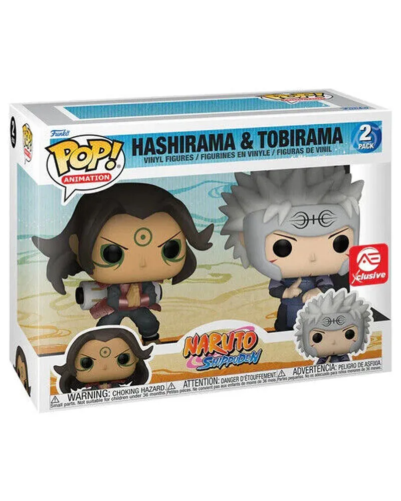 Bobble Figure Anime - Naruto Shippuden POP! 2-Pack - Hashirama & Tobirama - Special Edition 