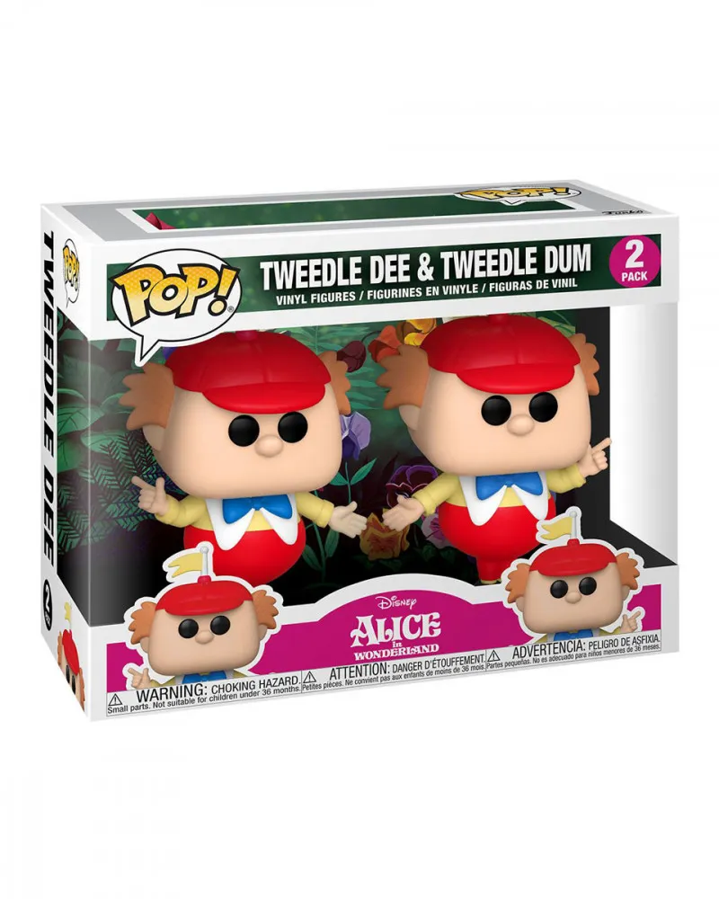 Bobble Figure Alice In Wonderland POP! - Tweedle Dee & Tweedle Dum 