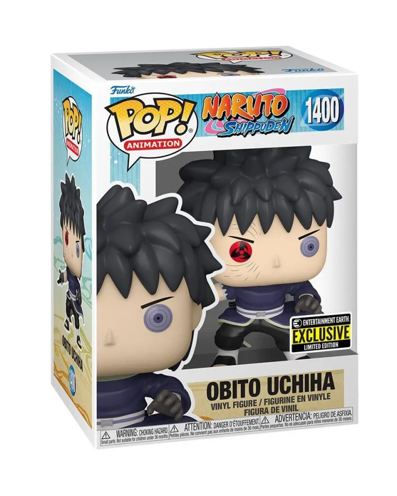 Bobble Figure Anime - Naruto Shippuden POP! - Obito Uchiha (Unmasked) - Special Edition 