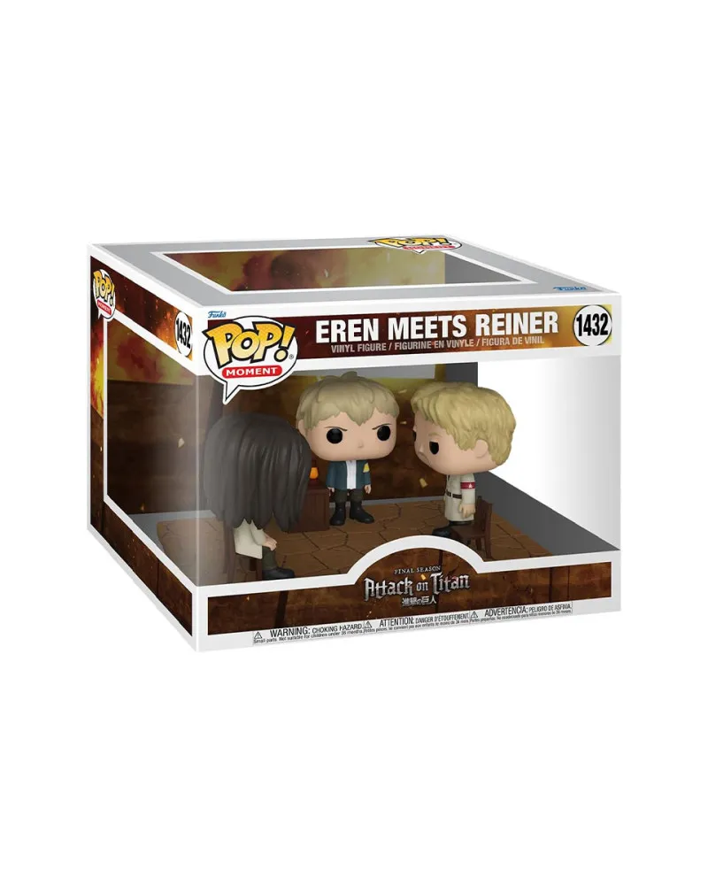 Bobble Figure Anime - Attack on Titan POP! - Eren Meets Reiner 