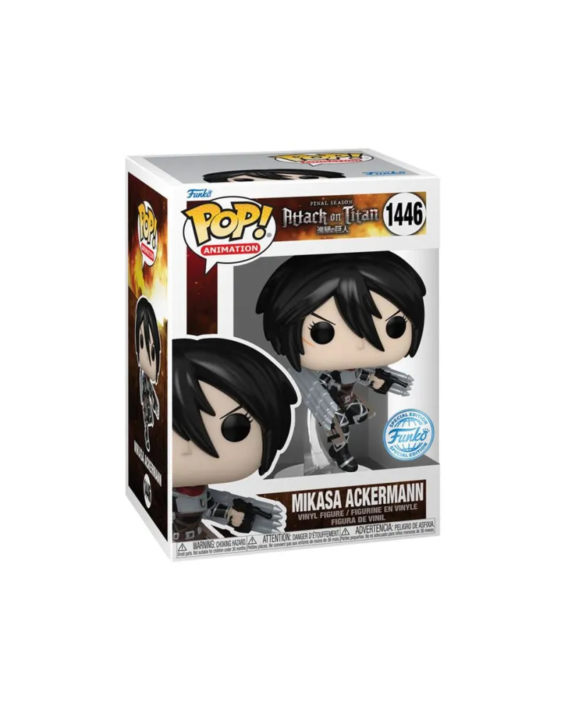 Bobble Figure Anime - Attack on Titan POP! - Mikasa Ackermann - Special Edition 