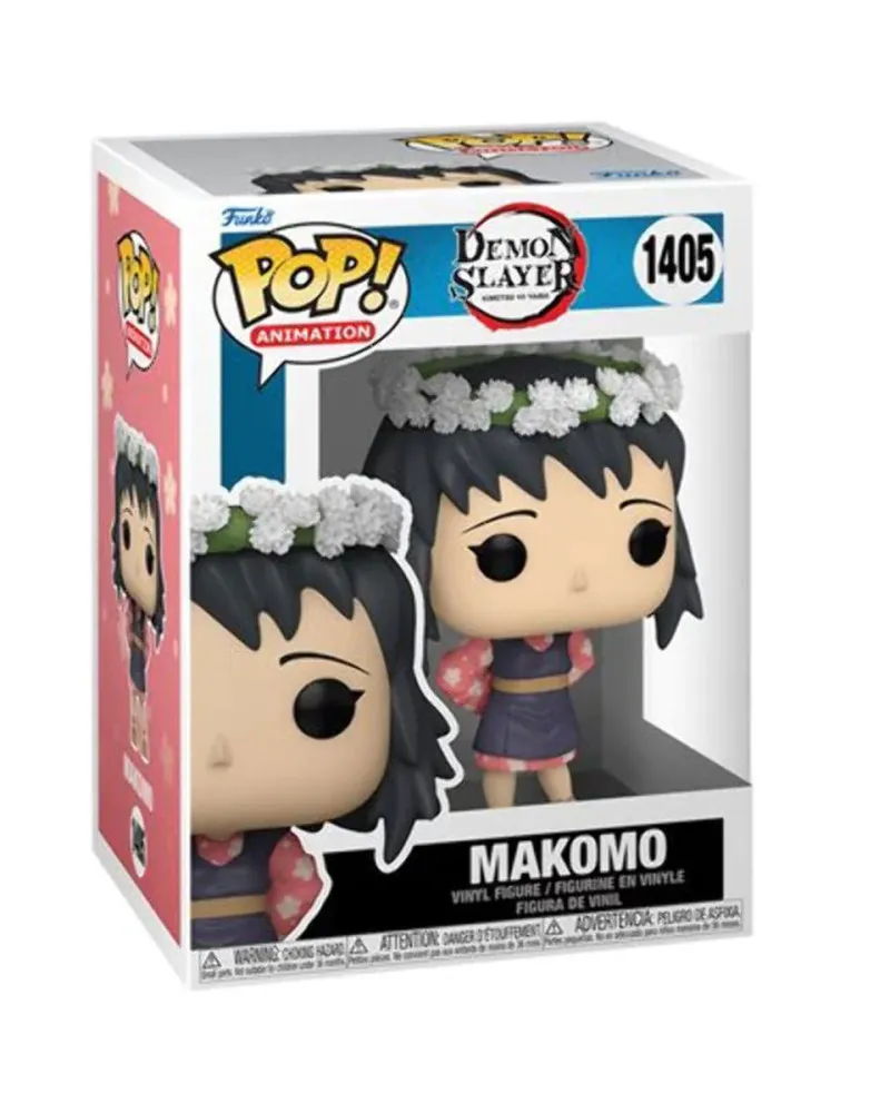 Bobble Figure Anime - Demon Slayer Kimetsu no Yaiba POP! - Makomo (Flower Headdress) 