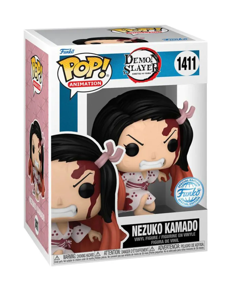 Bobble Figure Anime - Demon Slayer Kimetsu no Yaiba POP! - Nezuko Kamado (Kneeling) - Special Edition 