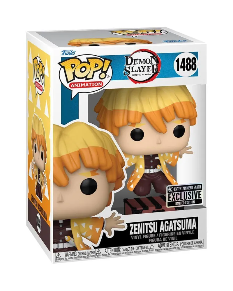 Bobble Figure Anime - Demon Slayer Kimetsu no Yaiba POP! - Zenitsu Agatsuma - Special Edition 