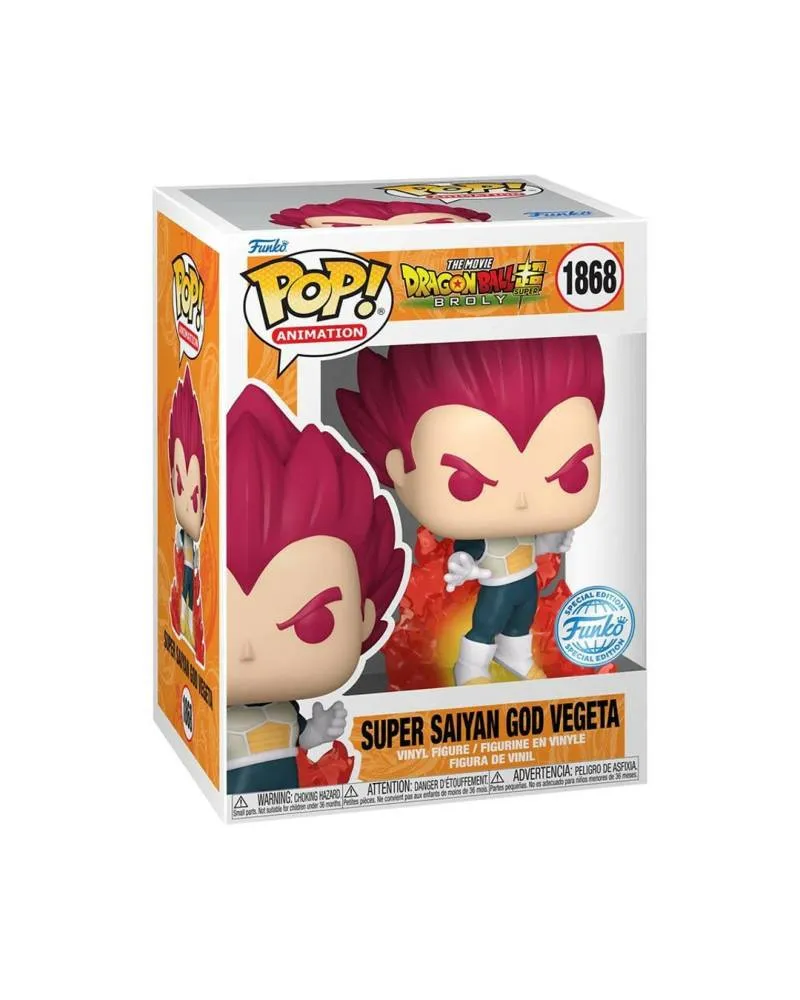 Bobble Figure Anime - Dragon Ball Super Broly POP! - Super Saiyan God Vegeta 