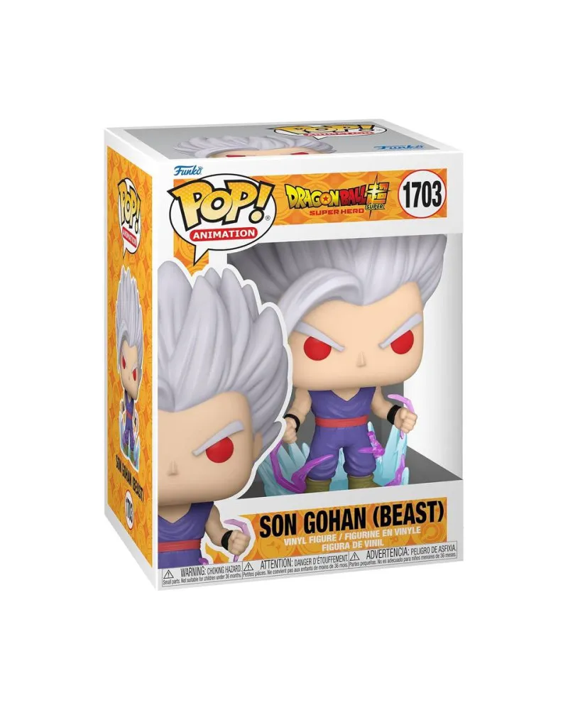 Bobble Figure Anime - Dragon Ball Super Hero POP! - Son Gohan (Beast) 