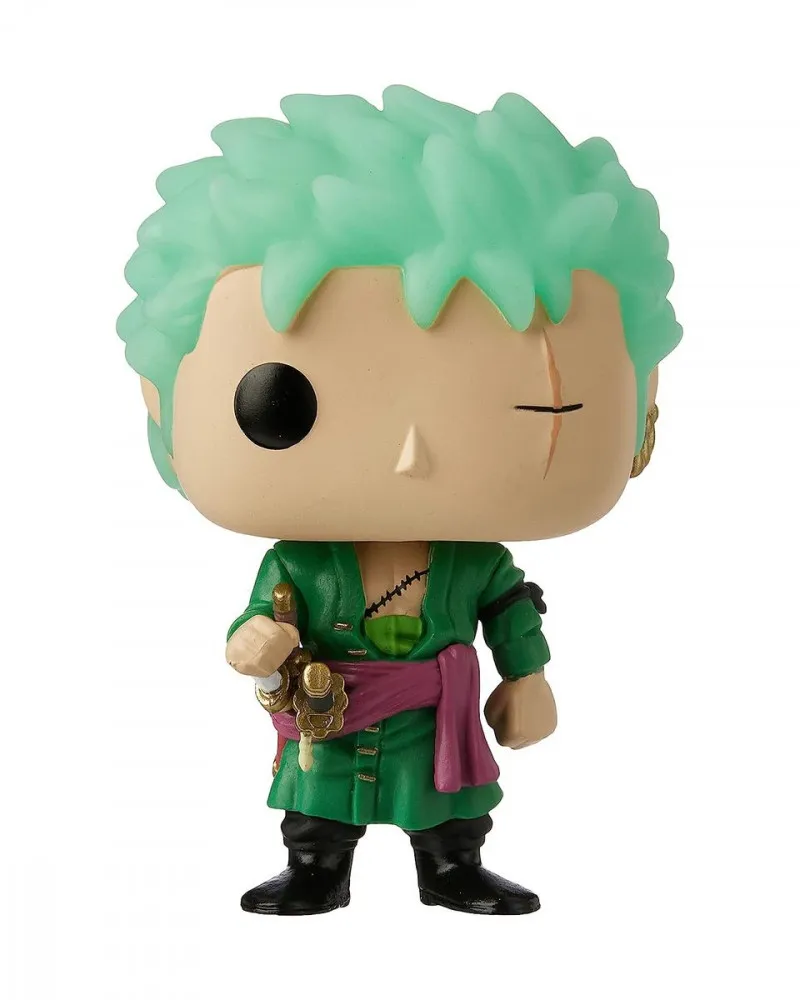 Bobble Figure Anime - One Piece POP! - Roronoa Zoro - Glows in the Dark 