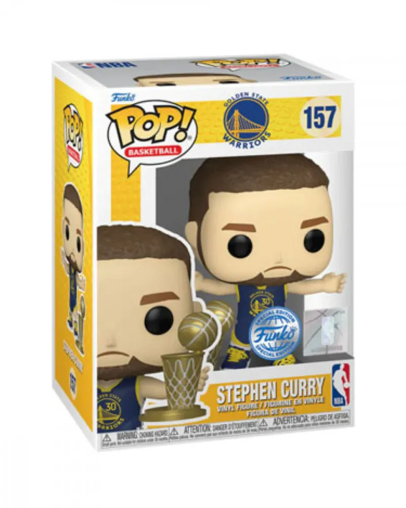 Bobble Figure Basketball NBA - Golden State Warriors POP! - Stephen Curry (Throwback) - Special Edition 