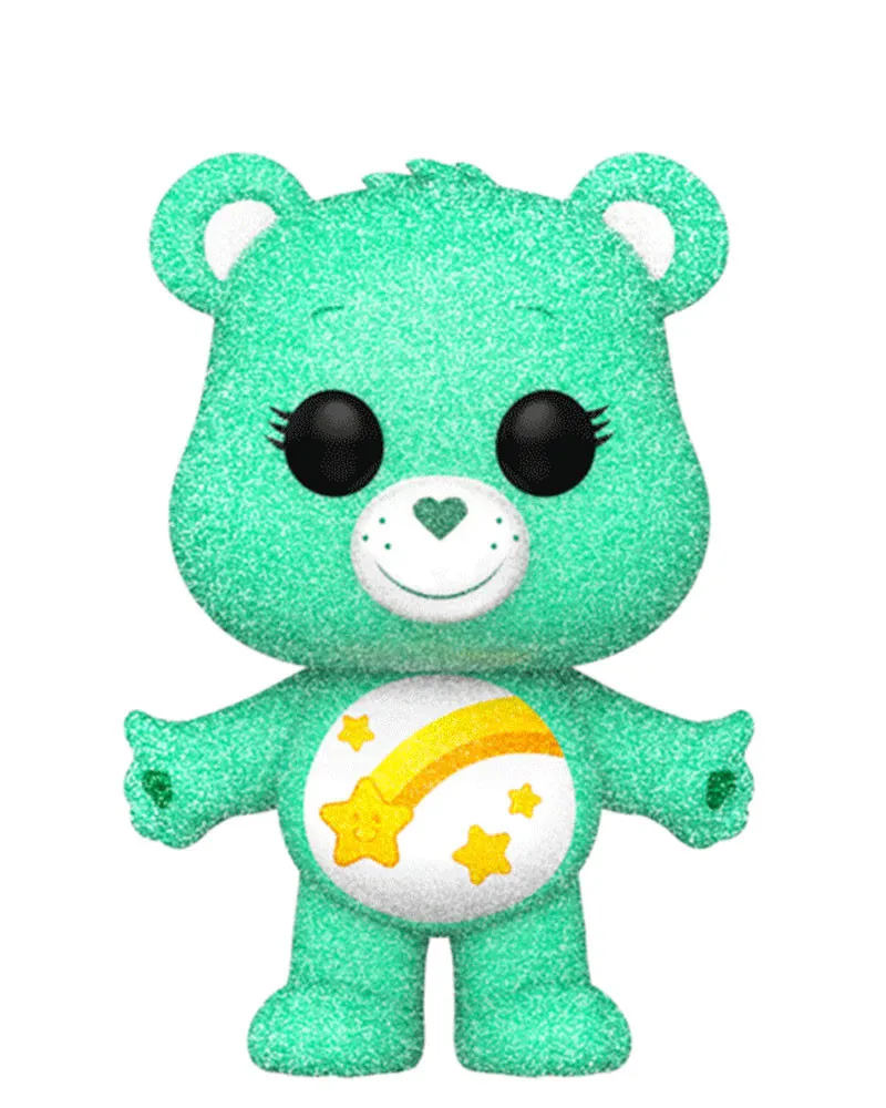 Bobble Figure Animation - Care Bears 40th Anniversary POP! - Wish Bear - Diamond Collection 