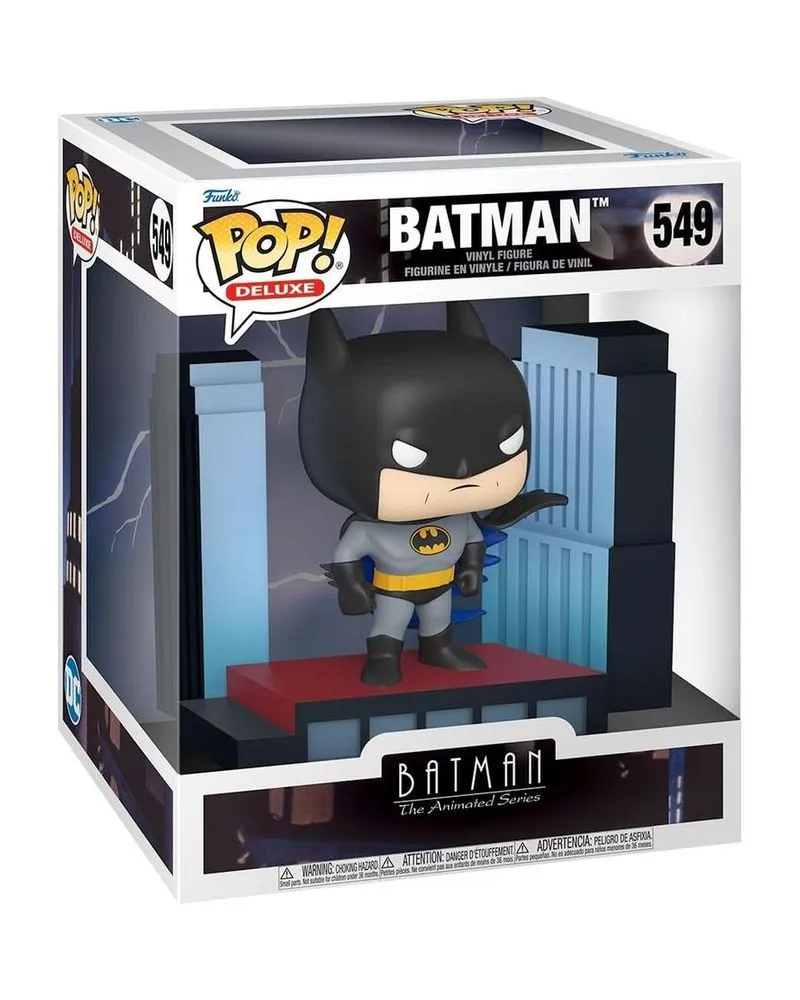 Bobble Figure DC - Dc Comics POP! - Batman on Rooftop - Deluxe 