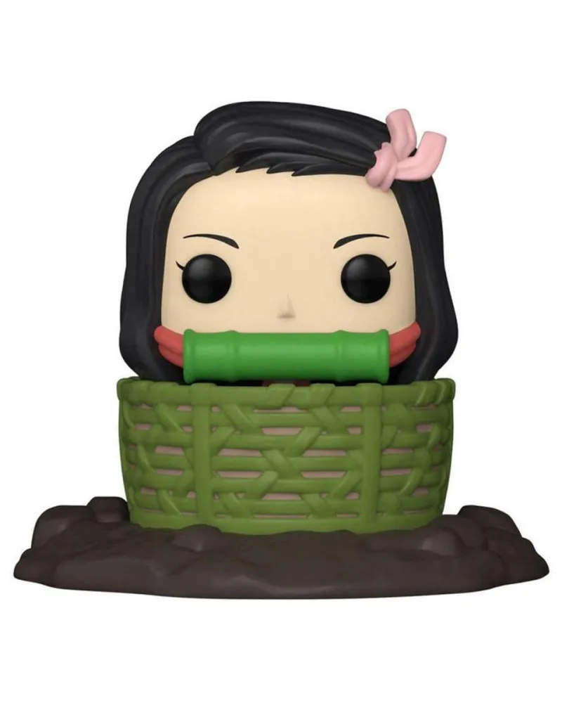 Bobble Figure Anime - Demon Slayer POP! - Nezuko Kamado in Basket - Deluxe 