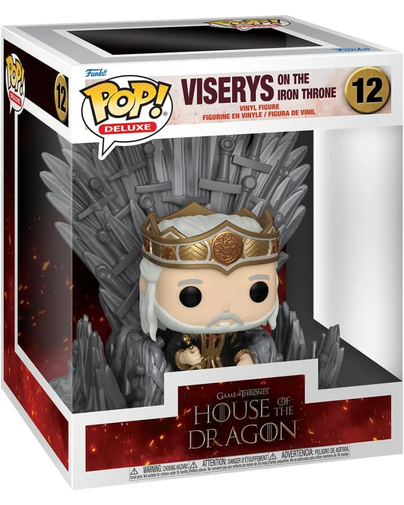 Bobble Figure Deluxe - House of the Dragon POP! - Viserys on the Iron Throne 