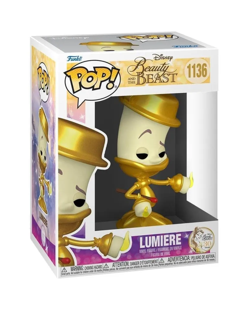 Bobble Figure Disney - Beauty and the Beast POP! - Lumiere 