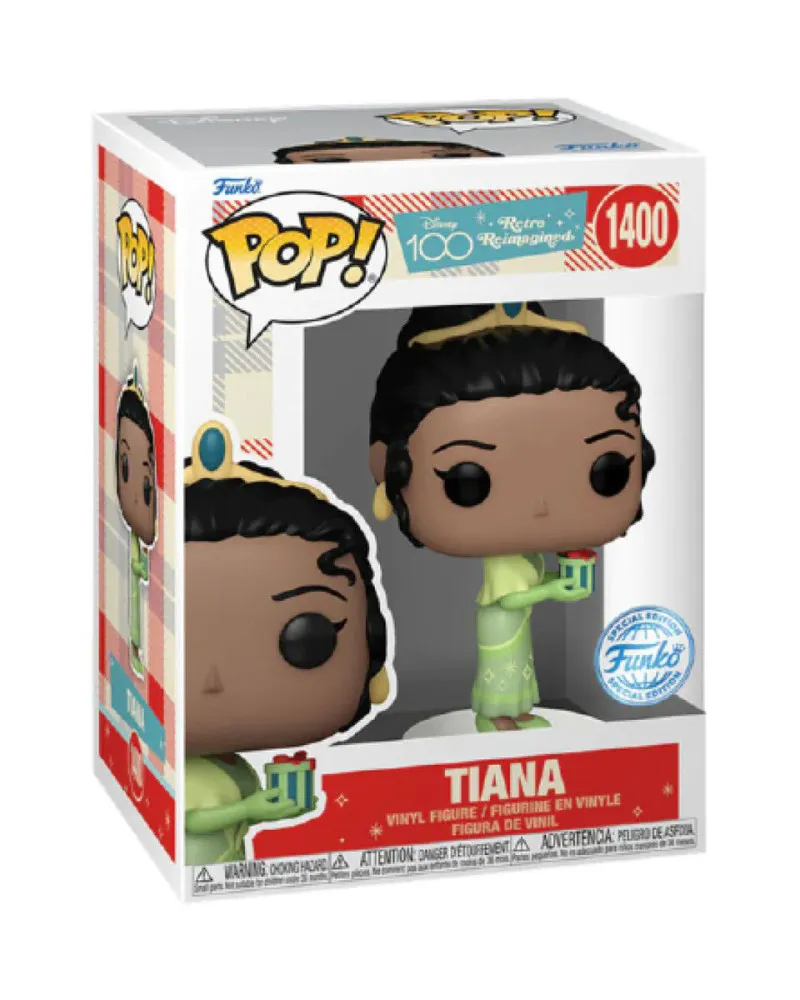 Bobble Figure Disney - Disney 100th Annyversary POP! Princess and the Frog - Tiana - Special Edition 