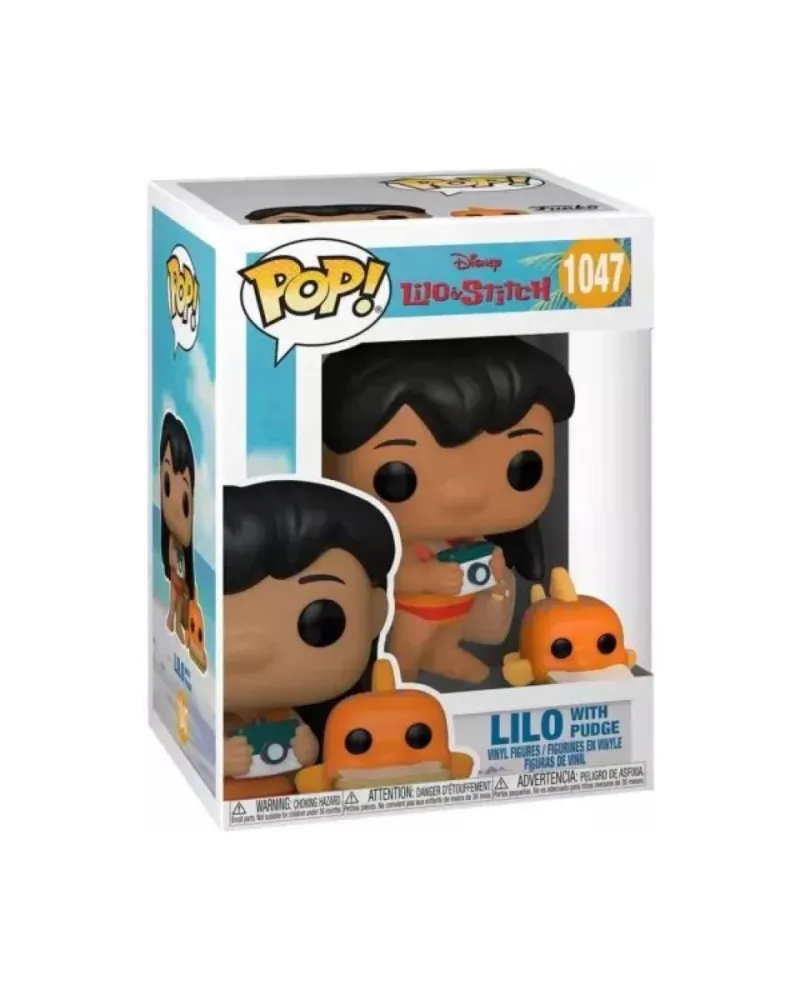 Bobble Figure Disney - Lilo & Stitch POP! - Lilo With Pudge 