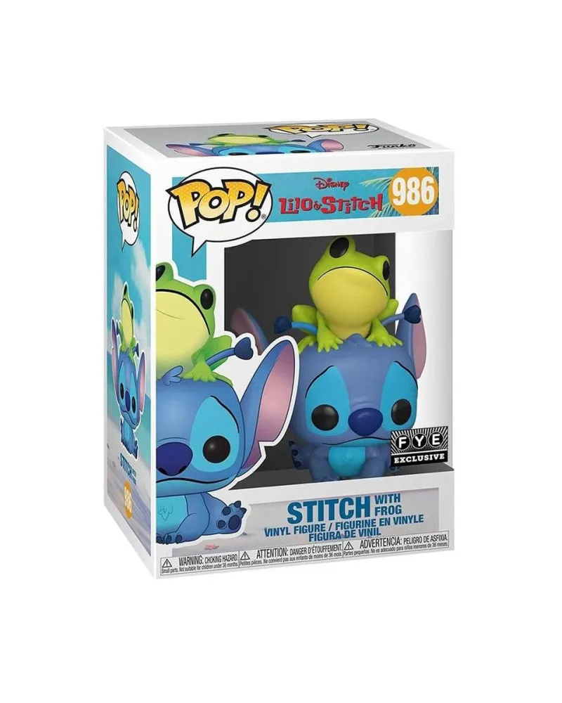 Bobble Figure Disney - Lilo & Stitch POP! - Stitch with Frog - Special Edition 