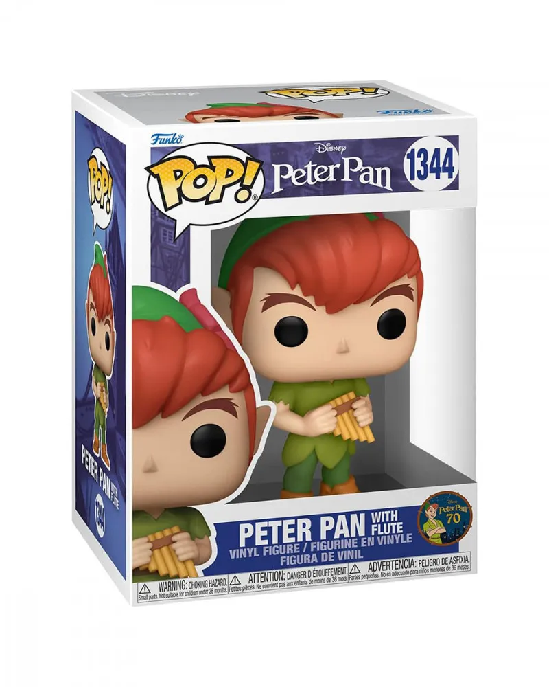 Bobble Figure Disney - Peter Pan POP! - Peter Pan with Flute 