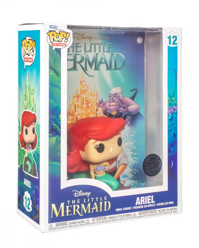 Bobble Figure Disney - The Little Mermaid POP! VHS Covers - Ariel - Amazon Exclusive 