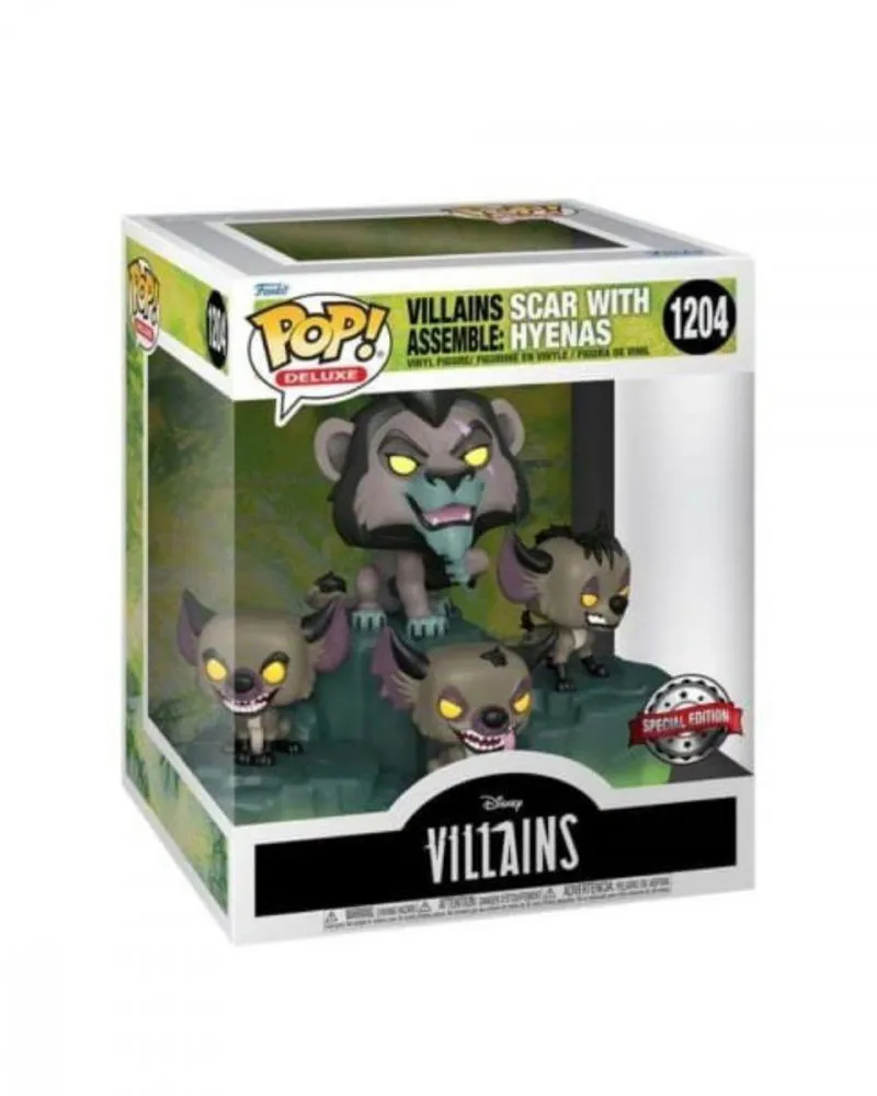 Bobble Figure Disney - Villains POP! - Scar with Hyenas - Special Edition 