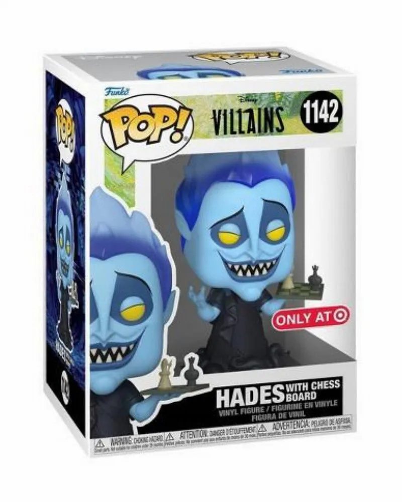 Bobble Figure Disney Villains POP! - Hades With Chess Board - Special Edition 