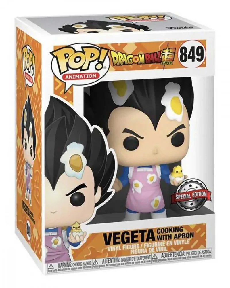 Bobble Figure Dragon Ball Super POP! - Vegeta Cooking with Apron 