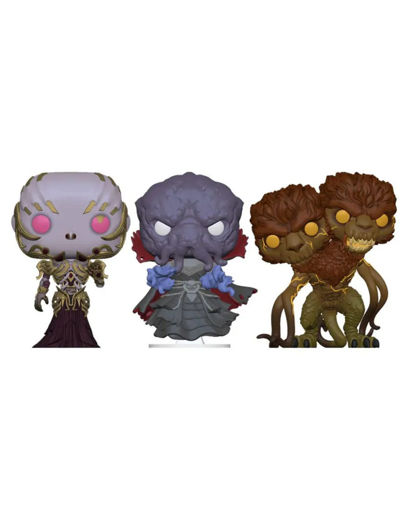Bobble Figure Dungeons & Dragons POP! 3-Pack - Vecna / Mind Flayer / Demogorgon 